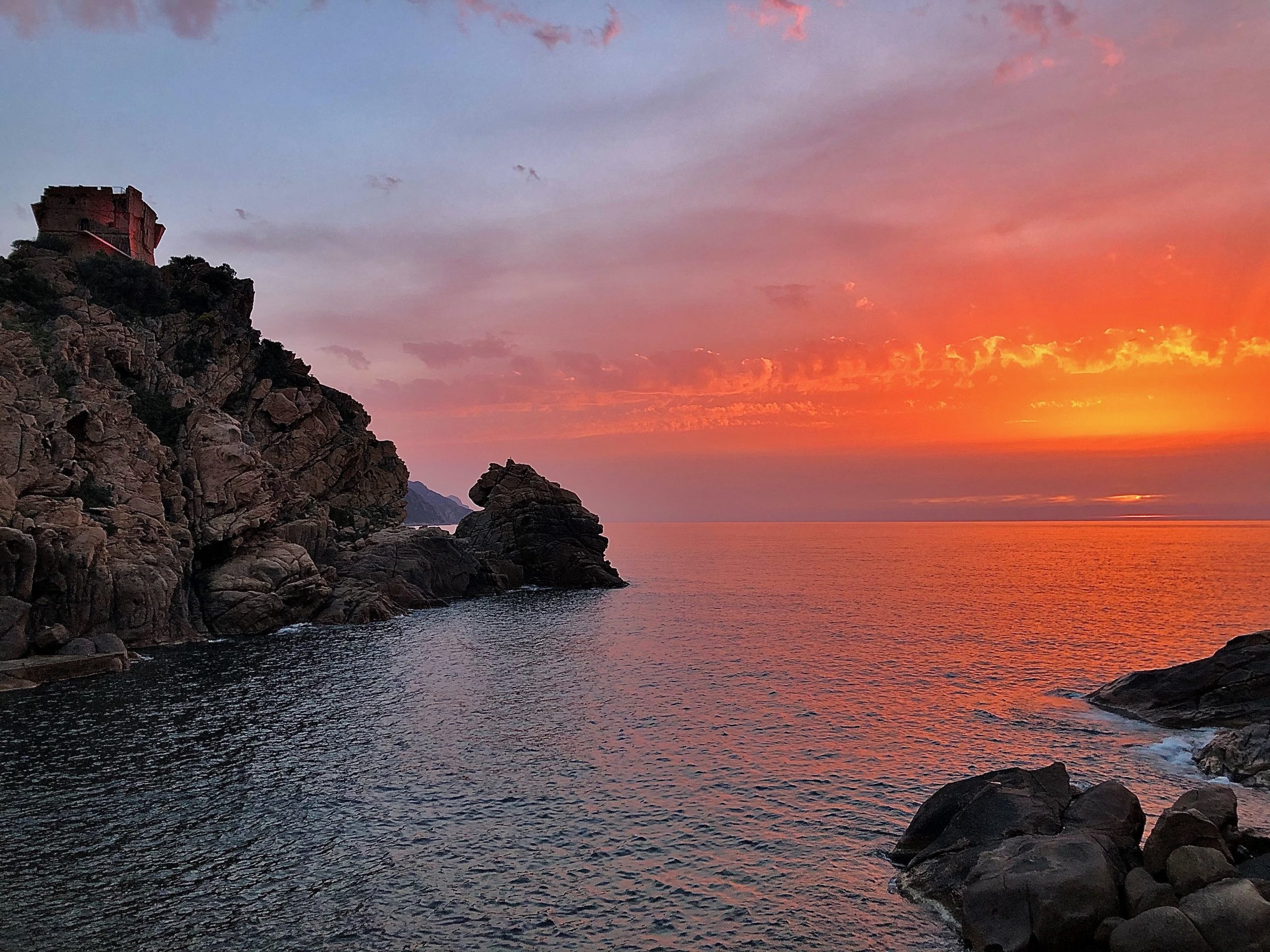 Balade bateau en Corse